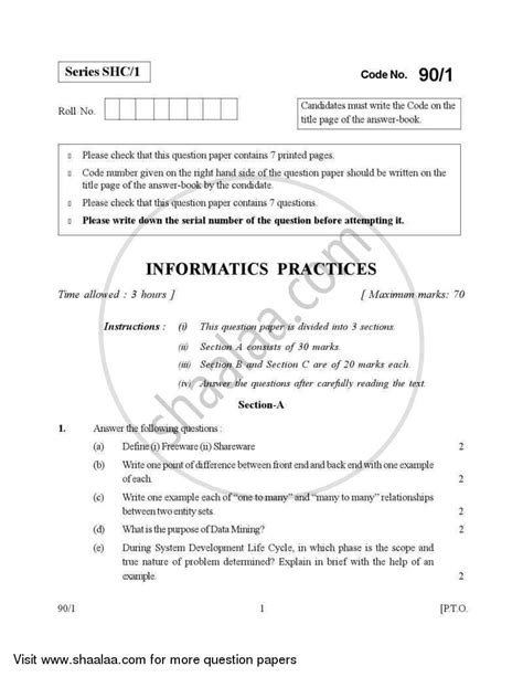 Download 2007 Cbse 12Th Question Papers 