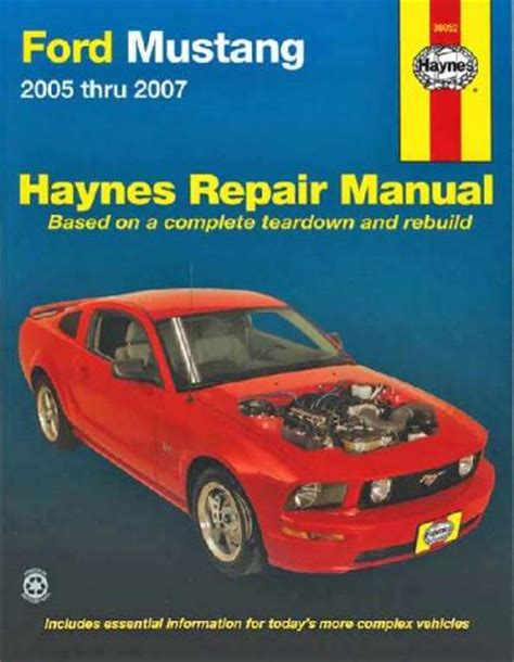 Read 2007 Ford Mustang Repair Guide 