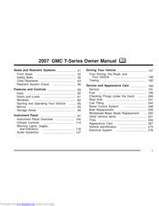 Read 2007 Gmc T Series Owner Manual M General Motors Canada 