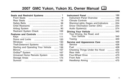 Full Download 2007 Gmc Yukon Service Repair Manual Software 