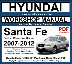 Full Download 2007 Hyundai Santa Fe Repair Manual Free Download 