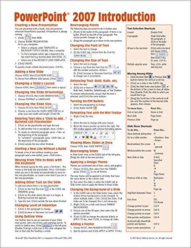 Full Download 2007 Powerpoint Reference Guide 