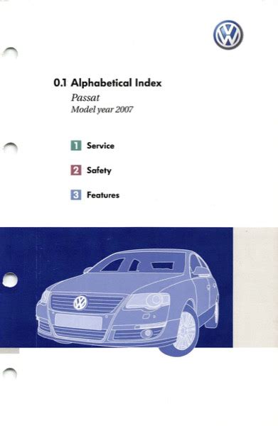 Full Download 2007 Volkswagen Passat Technical Documentation 