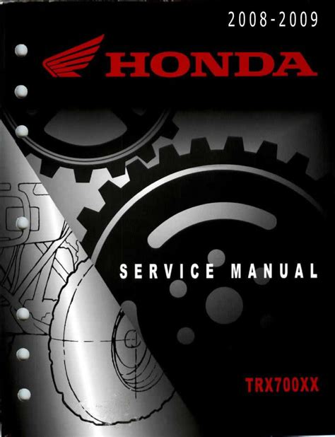 2008 2009 honda trx700xx service manual download. - Manual general ledger journal entries policy.