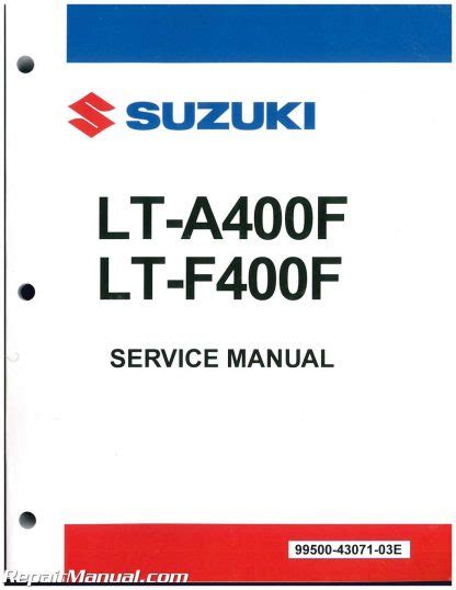 2008 2009 suzuki lt a400 f lt f400 f kingquad factory service manual. - Protection du nom patronymique en droit civil.