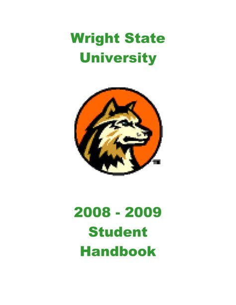 2008 2009 Wright State University Catalog