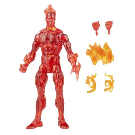 2008 Hasbro Marvel Legends Human Torch 6” Figure Classic