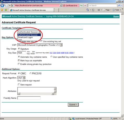 2008 Web Enrollment and Version 3 Templates Microsoft Tech Community