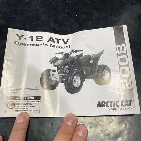2008 Arctic Cat Y 12 Dvx Utility Youth 90 Atv Repair Manual
