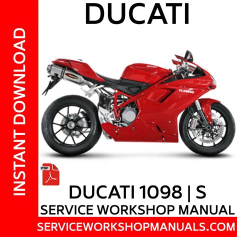2008 ducati 1098 1098s master service workshop manual. - Manuale di addestramento per la compensazione e l'inoltro.