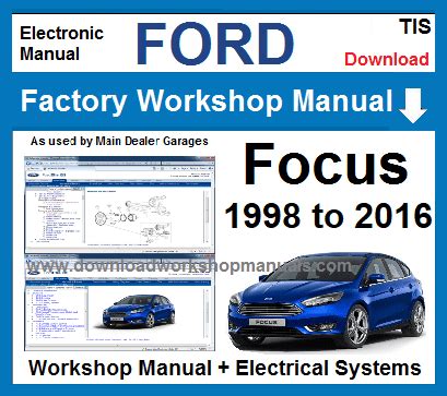 2008 Ford Focus Workshop Service Repair