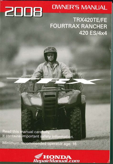 2008 honda rancher 420 manual hand. - Ethnography for marketers a guide to consumer immersion.