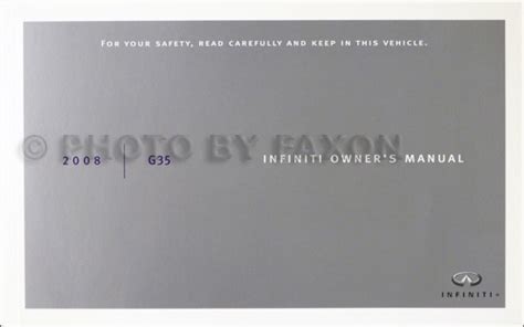 2008 infiniti g35 sedan owners manual original. - Wii manual an error has occurred.