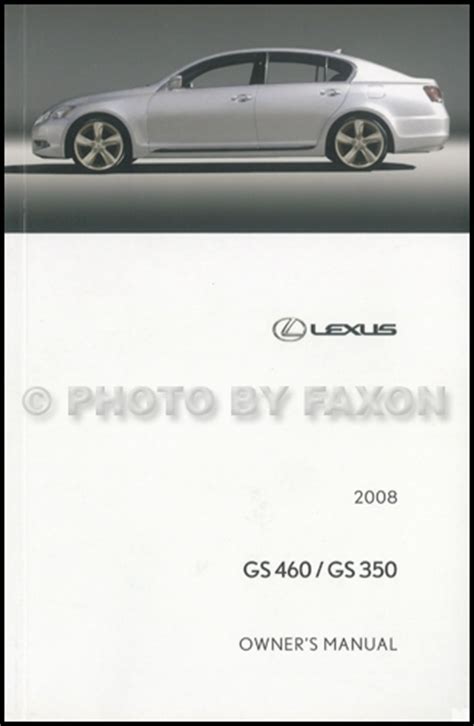 2008 lexus gs 350 owners manual. - Hijo natural, ó pruebas de la virtud.