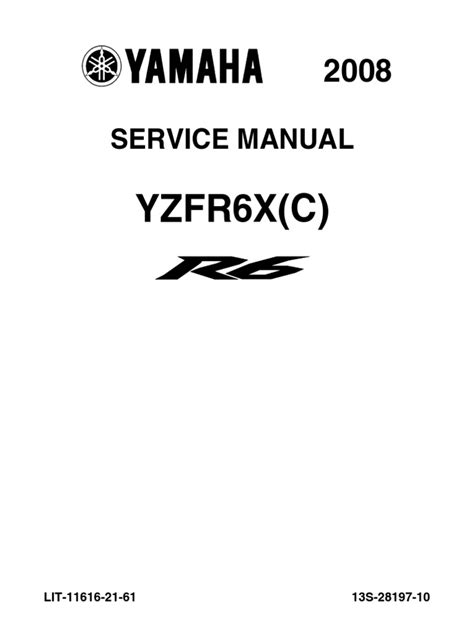 2008 yamaha yzfr6x c manual de taller de reparación de servicio descarga. - Agilent 34401a digital multimeter user manual.