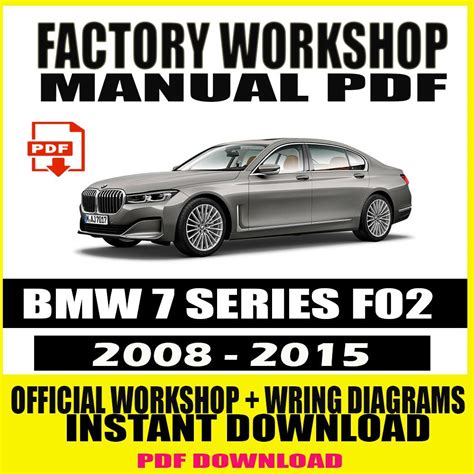 Full Download 2008 Bmw 7 Series F02 Service And Repair Manual Ebook 