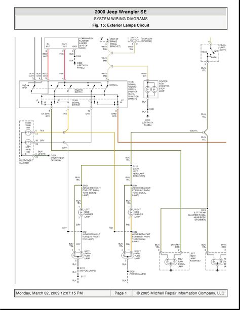 Read Online 2008 Jeep Wrangler Jk Electrical Wiring Diagram Schematics Harness And Circuit System 