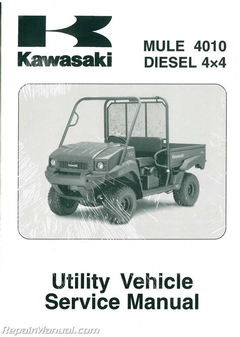 2009 2012 kawasaki mule 4010 diesel service repair manual utv atv side by side. - I cammini dell'angelo nella daunia tardoantica e medievale.