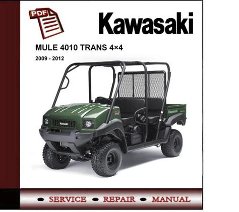 2009 2012 kawasaki mule 4010 diesel workshop repair manual. - Harman kardon 730 am fm stereo fm solid state receiver repair manual.