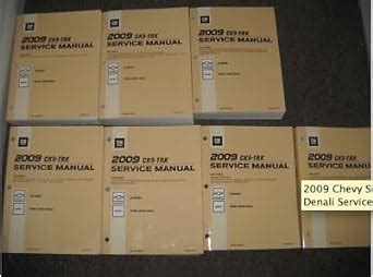 2009 chevy silverado truck gmc sierra denali service shop repair manual set 7 volume set. - Audi a4 b6 8e service manual.