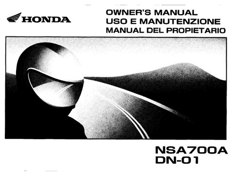 2009 honda nsa700a dn 01 download manuale di riparazione officina. - 1998 gmc envoy owners manual manuals technical.