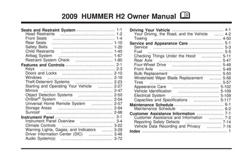 2009 hummer h2 owner manual no supplemental material. - Service manual for xerox color 550.