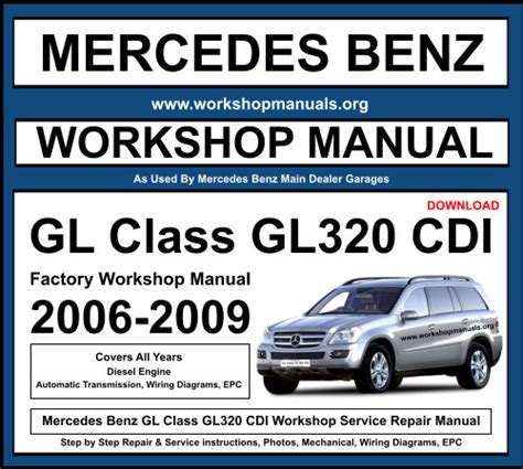 2009 mercedes benz gl320 service repair manual software 76562. - 1999 mitsubishi mirage repair manual fre.