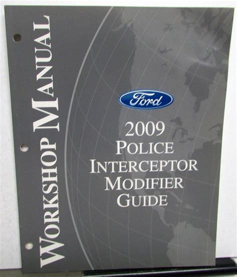2009 police interceptor modifier guide motorcraft technical. - Vingt-sept ans h'histoire des études orientales.