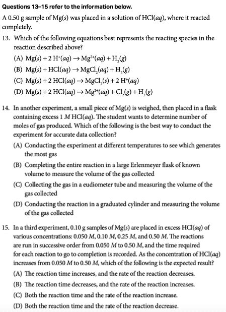 Full Download 2009 Ap Chemistry Exam Multiple Choice Answers 