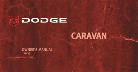 Full Download 2009 Dodge Grand Caravan Owners Manual 