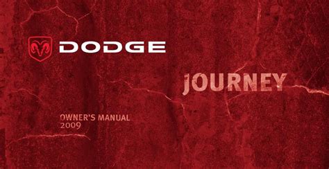 Full Download 2009 Dodge Journey Owners Guide 