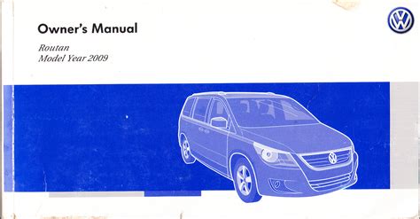 Download 2009 Vw Routan Owners Manual 