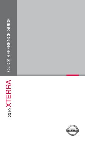 Download 2009 Xterra Quick Reference Guide 