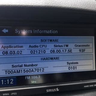 2010 RBZ radio firmware update results - The Chrysler …