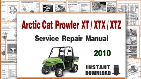2010 arctic cat prowler 550 xt 700 xtx 1000 xtz service repair manual highly detailed fsm preview. - 1994 mariner 150 hp outboard manual.