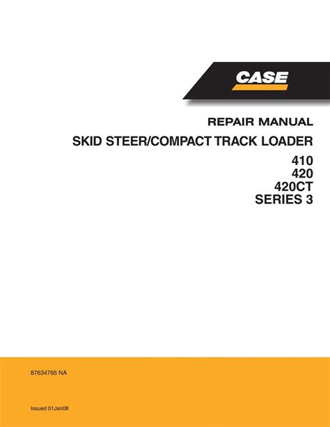2010 case 410 skid steer manual de servicio. - Triumph tiger 900 885cc service repair manual 1993 1998.