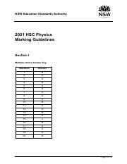 2010 Hsc Physics Marking Guidelines Board Of Studies