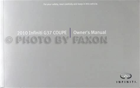 2010 infiniti g37 coupe owners manual original. - Briggs and stratton model 195432 service handbuch.