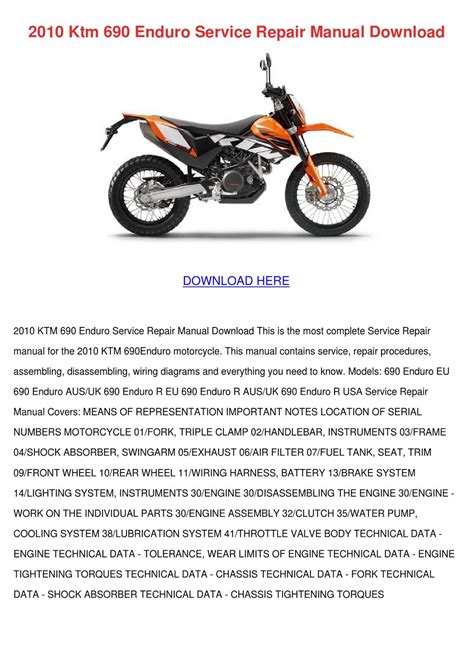 2010 ktm 690 enduro service repair manual. - Nelson advanced functions 12 solutions manual chapter 7.