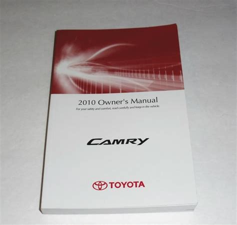 2010 toyota camry owners manual guide book. - Service de documentation sur la recherche dans le domaine de la distribution.