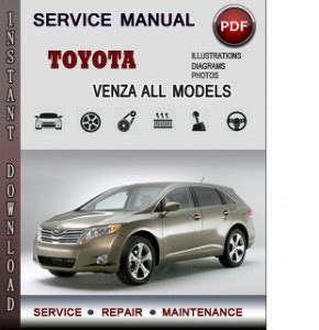 2010 toyota venza service repair manual software. - Download gratuito di manuali per motori elettrici.
