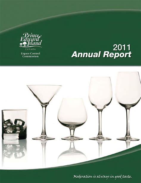 2010-2011 PEI Liquor Control Commission Annual Report