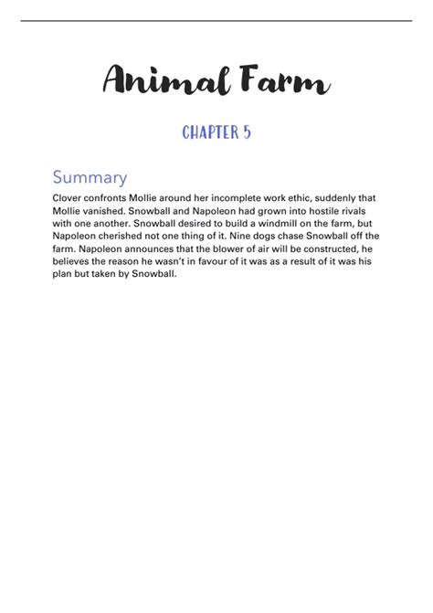 Read 2010 Secondary Solutions Animal Farm Chapter 5 