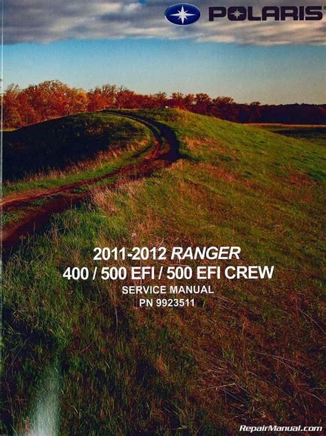 2011 2012 polaris ranger 400 500 efi crew utv repair manual. - User manual for engine test stand.