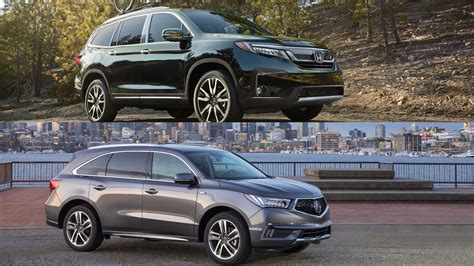 2011 Acura MDX vs. 2011 Honda Pilot Cars.com