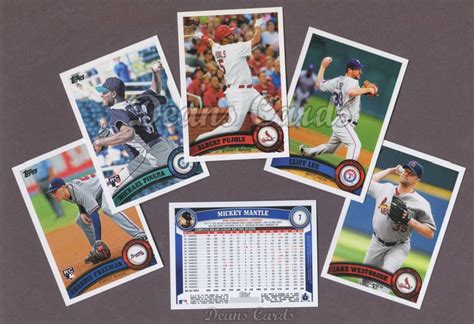 2011 Topps Baseball Complete Set - deanscards.com