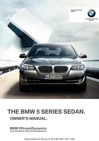 2011 bmw 5 series 528i 535i 550i and xdrive owners manual. - Manuale dell'utente di analisi strutturale robot autodesk.