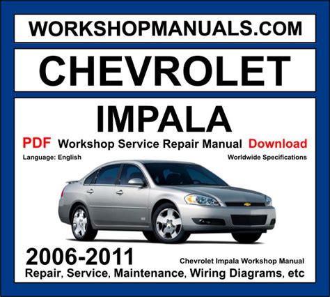 2011 Chevy Impala User Manual