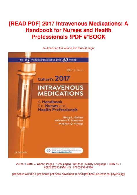2011 intravenous medications a handbook for nurses and health professionals 27e intravenous medications a. - Pressure vessel handbook 14th edition free download.