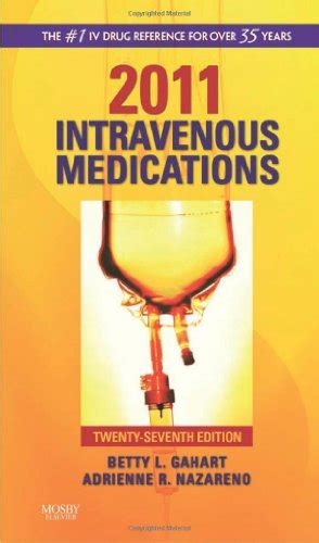 2011 intravenous medications a handbook for nurses and health professionals spiral bound. - Breve diccionario del erotismo y poemario.